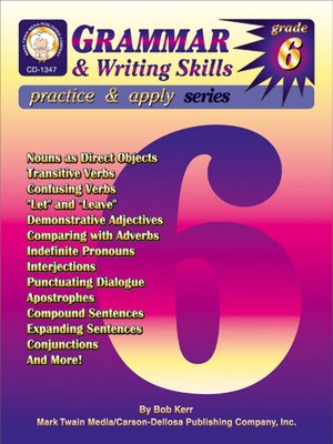 cover image of Grammar & Writing Skills, Grade 6